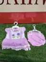 Frock with Bloomer 0 - 3months (Cotton Hosiery)