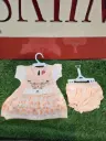 Frock with Bloomer 0 - 3months (Cotton Hosiery)
